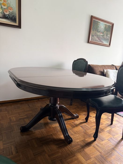 Mesa jantar Madeira Maciça + Cadeiras