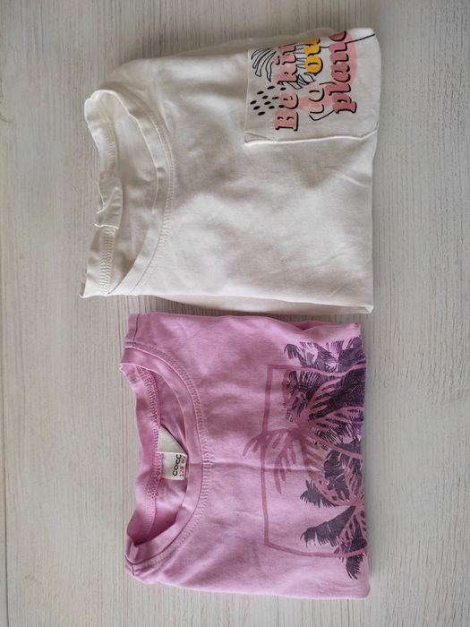 Zestaw 2 szt. Tshirtow dla dziewczynki, Cocodrillo, roz 128,