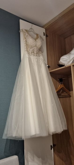 Suknia ślubna 34 / 36 ecru