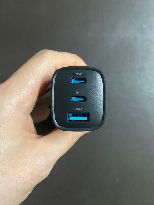 SZYBKA Ładowarka GaN 65W PD USB-C do iPhone 14 Samsung