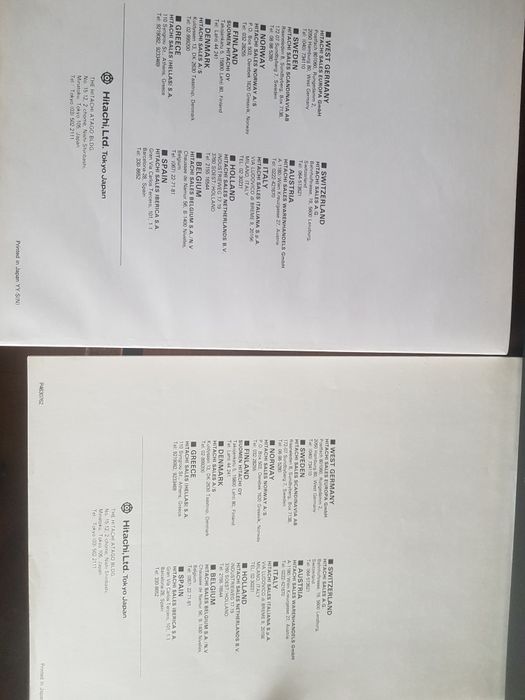 Magnetowidy, Hitachi