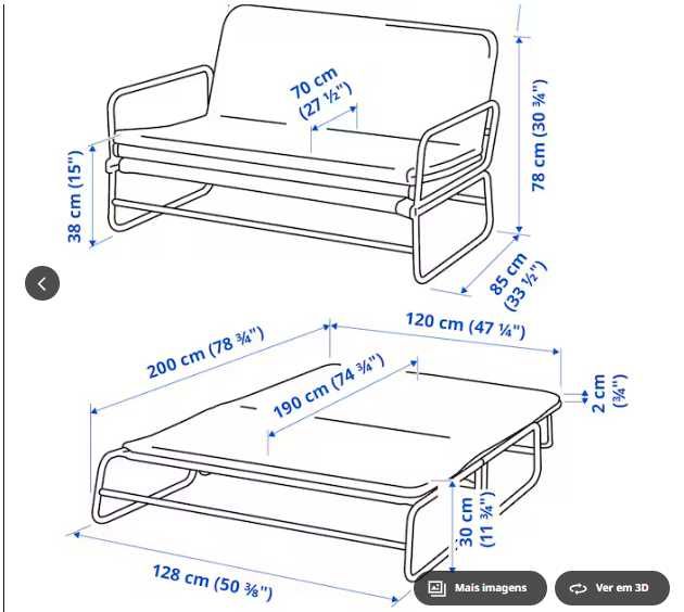 Sofá cama - IKEA