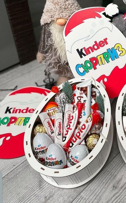 Подарунки на Миколая, подарки, бокси, кіндери, kinder box, для дітей