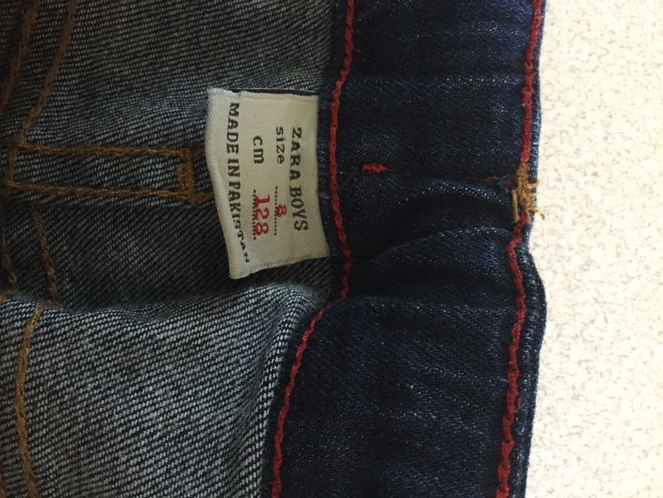Spodnie jeansowe ZARA, rozm. 128 cm