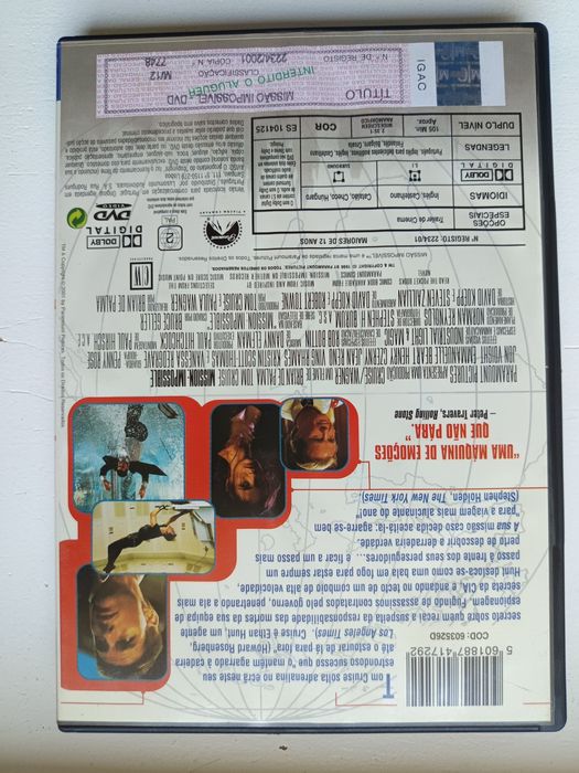 DVD missão impossível