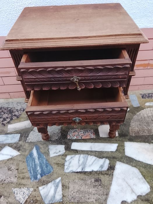 Mesa cabeceira vintage