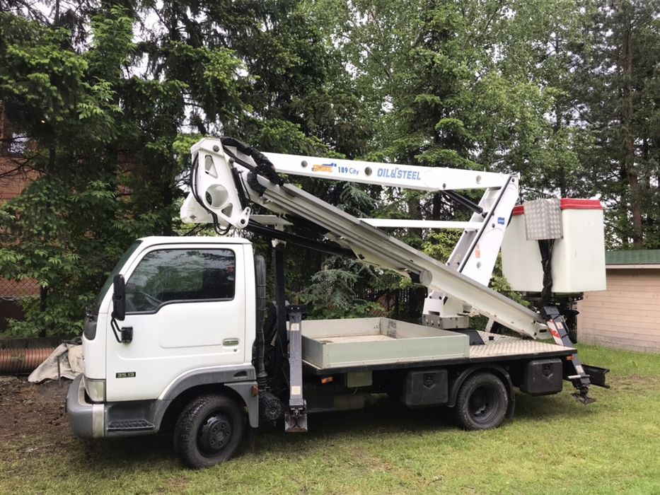 Zwyżka,zwyżki, Montaż czyszcenie rynien,, Wycinka drzew, Minikoparka