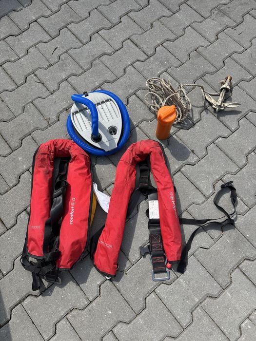 Ponton z przyczepą, silnik zaburtowy, dziobowy, sonda