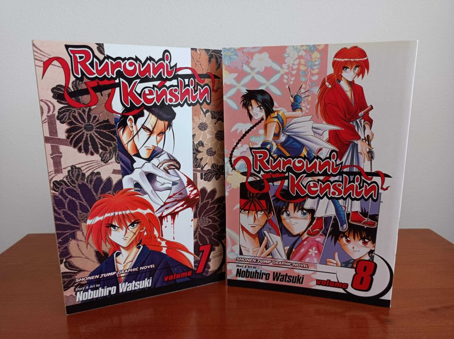 Manga Rurouni Kenshin (Samurai X)(Inglês)(8 Vols)