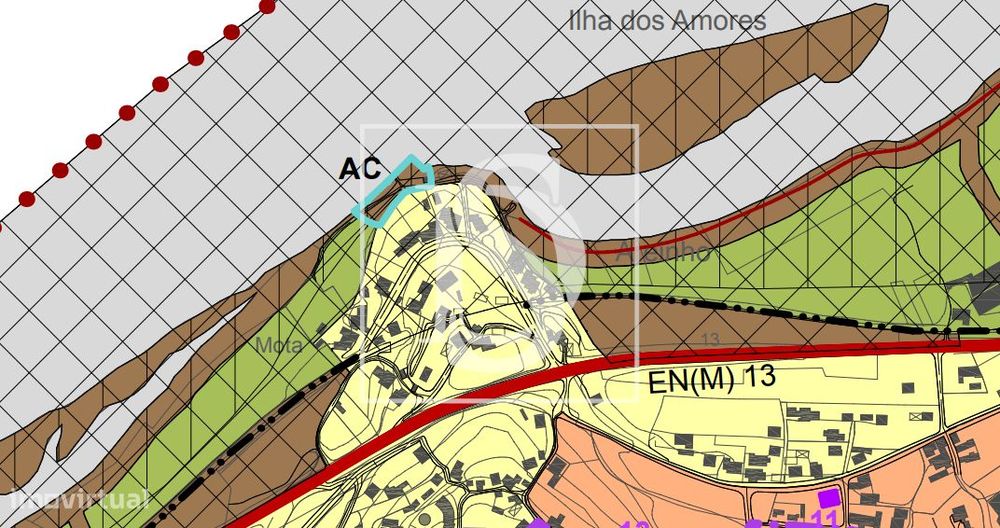 Terreno com 1381 m², junto ao Rio Minho, em Vila Nova de Cerveira