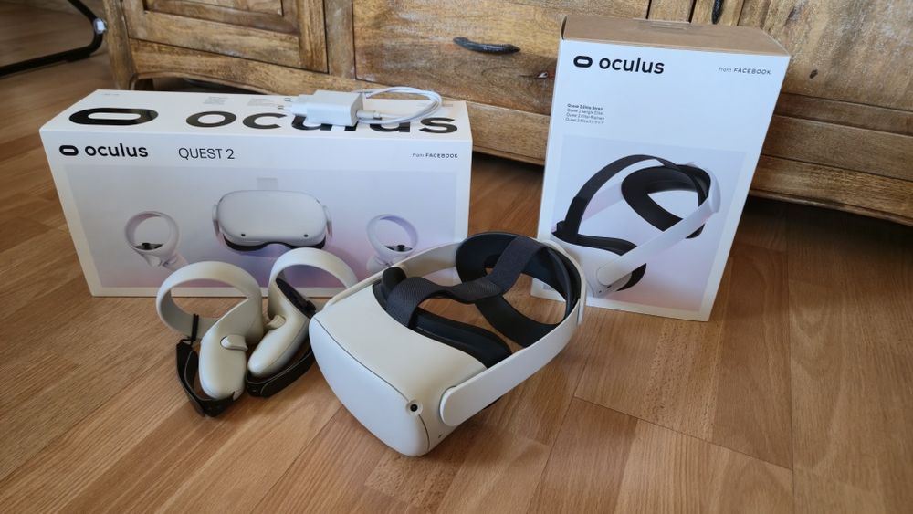 Gogle VR - Quest 2 - WYGODNY ZESTAW