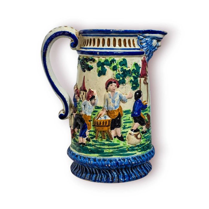 Jarro Cerâmica Aveiro 1939 – Cena Popular com Mascarão