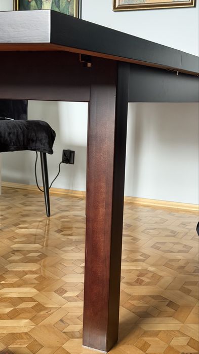Stół prostokątny wenge 200x80 składany