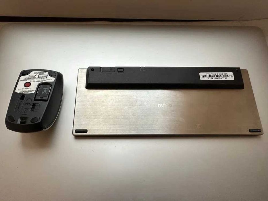 Rapoo E6300 Klawiatura Bluetooth Slim + Mysz Bezprzewodowa Czarna QWERTY + Cyrylica Dwujęzyczna Multi-Device