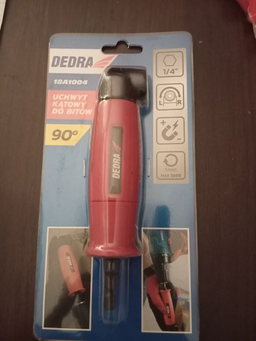 Dedra adapter kątowy na bity