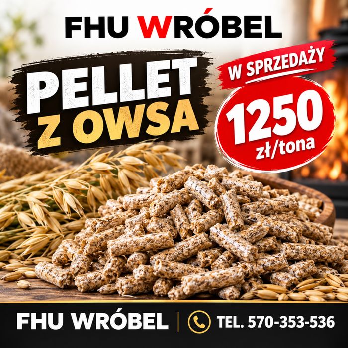 Pellet z owsa big bag/worki