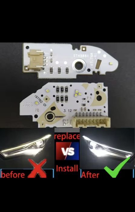 Audi A6 C7 DRL платы дневные ходовые огни