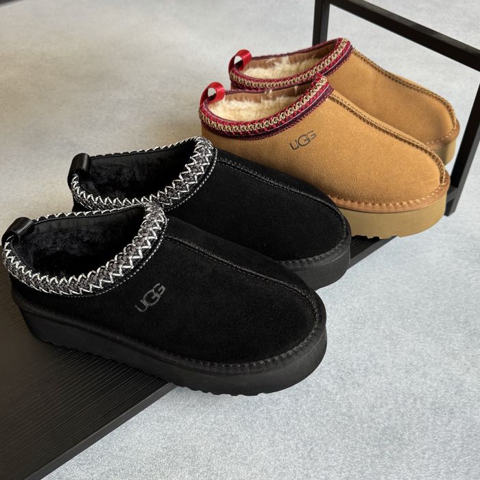 Уггі UGG Tasman Platform Tazz Black Тапці Угги на Платформі