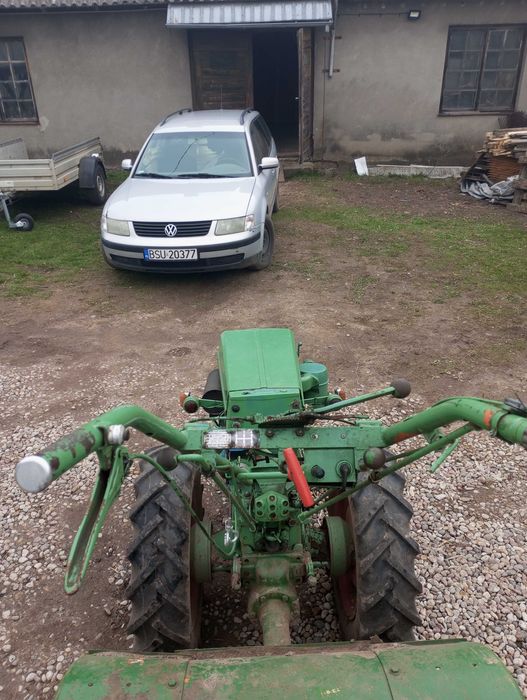 Glebogryzarka pług wózek traktorek Holder E14 Dzik C-308