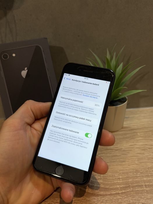Iphone 8 bateria 85%