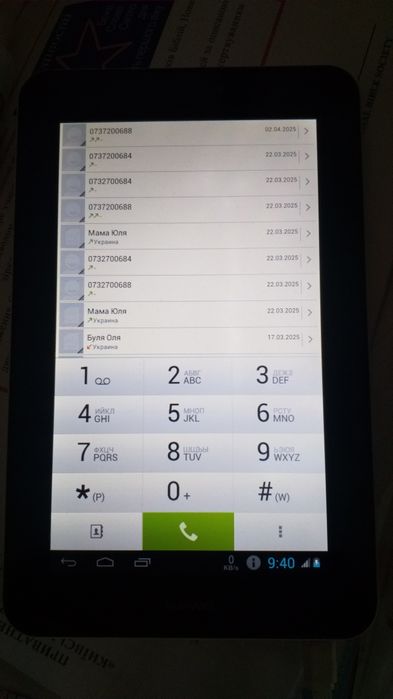 Планшет телефон 3g Huawei 7