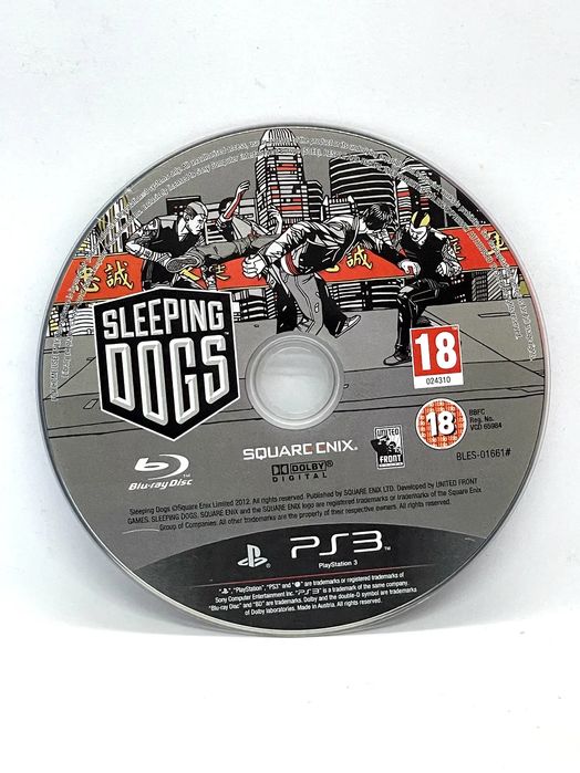Sleeping Dogs PS3 (sama gra) Po Angielsku