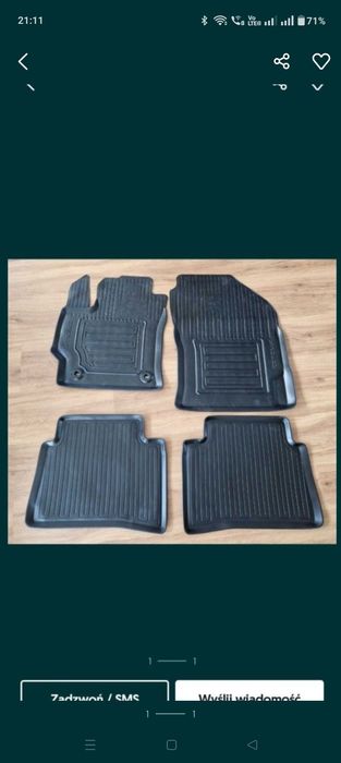 Dywaniki gumowe Toyota Corolla