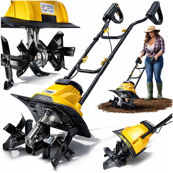 Glebogryzarka elektryczna 1900W kultywator do ziemi 360mm 36cm MEGA