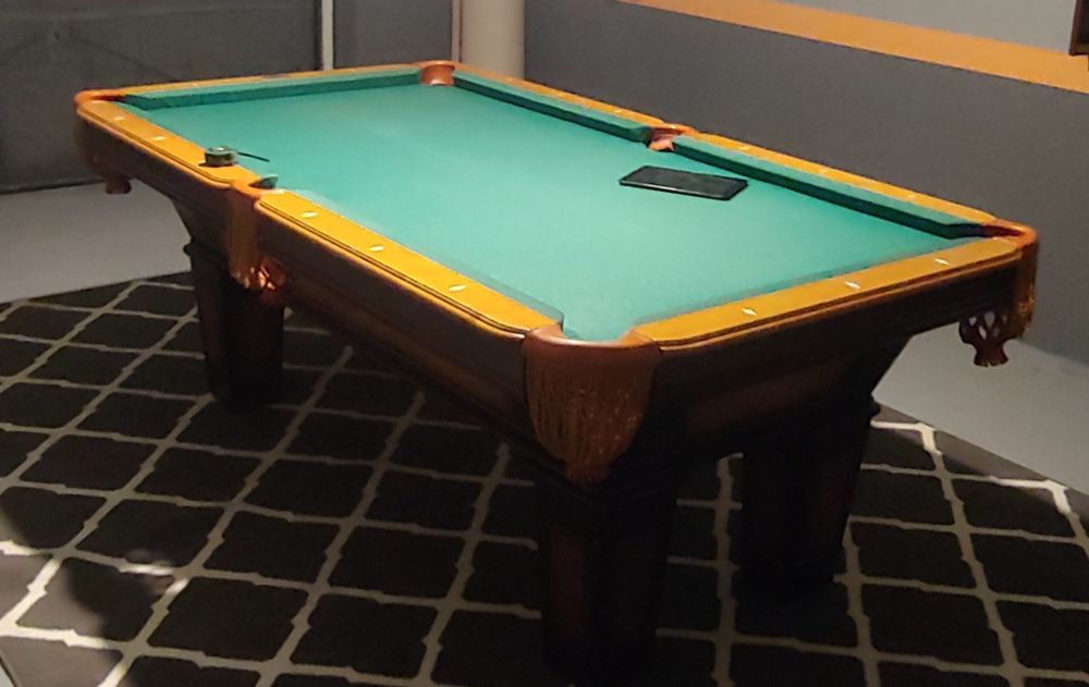 Sprzedam stół bilardowy z litego drewna, blat Łupek Włoski.