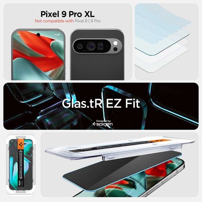 Защитное стекло Spigen EZ FIT Privacy Google Pixel 9/9 Pro/10/10 Pro