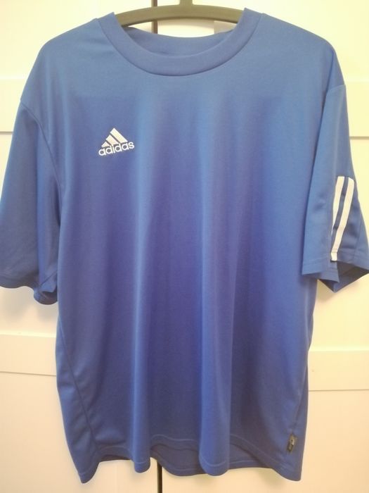 Niebieska koszulka piłkarska ADIDAS roz. L