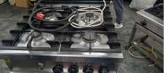 Fogão a gás profissional, em bom estado