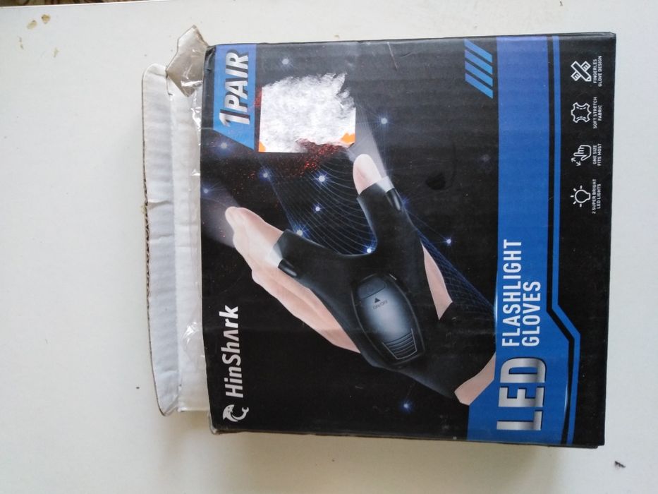 Rękawiczki podświetlane led