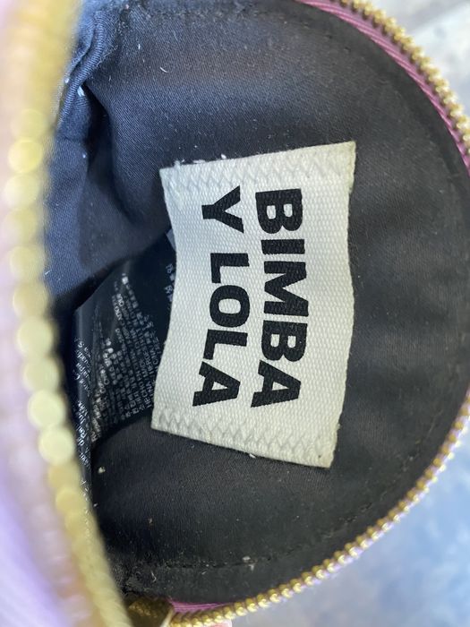 porta-moedas em pele cor-de-rosa Bimba y Lola