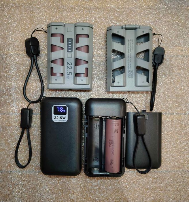 Корпус 21700*1-2 Повербанк 22W PowerBank швидка заміна акумулятора швидка зарядка fast charge