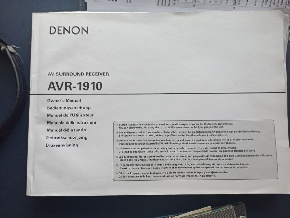 Denon AVR-1911 - amplituner 7.1 + pilot + BT kino domowe