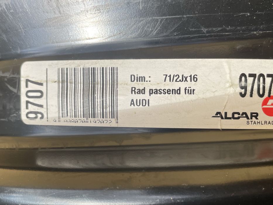 Felga stalowa 16” ALCAR 5×112 ET45 Audi VW