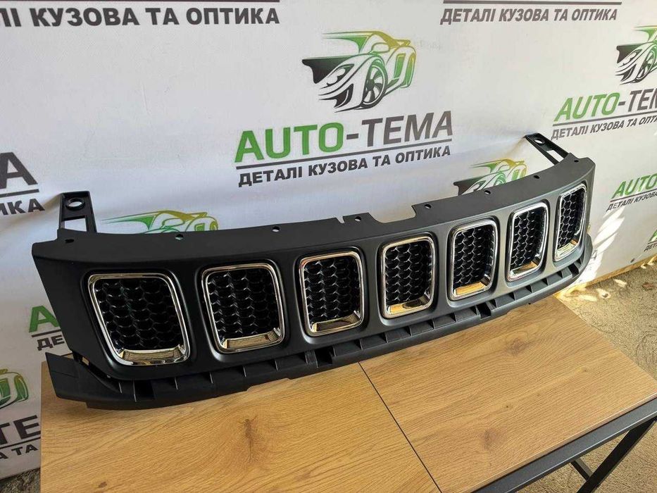 Решетка радиатора JEEP COMPASS 2016-2021 Запчасти Джип компасс Решітка
