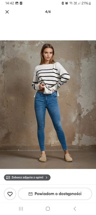 Spodnie jeansowe damskie