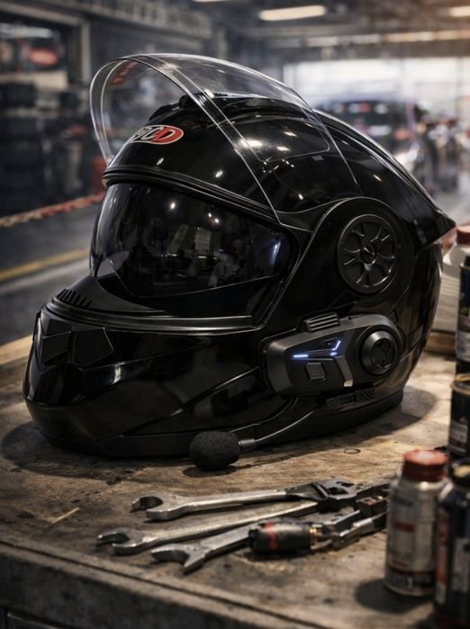 Kask motocyklowy szczękowy rozmiar L