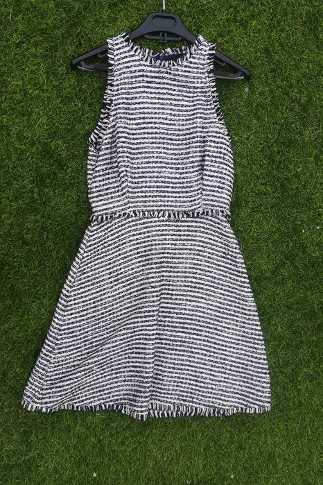 Vestido Riscas Zara XS