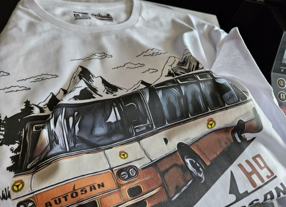 AUTOSAN H9 autobus koszulka męska z nadrukiem PRL 8 rozmiarów NOWA