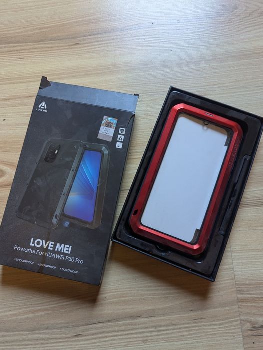 Love mei Huawei p30 pro etui czerwone plus supcase