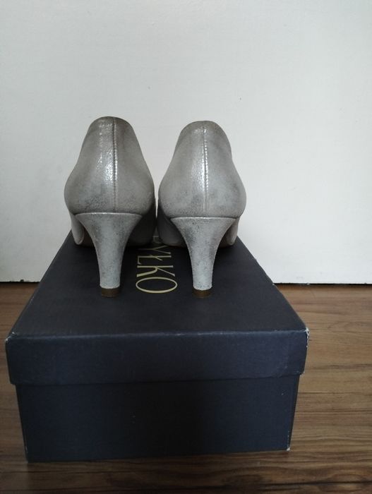 Buty ślubne Ryłko skóra naturalna 38