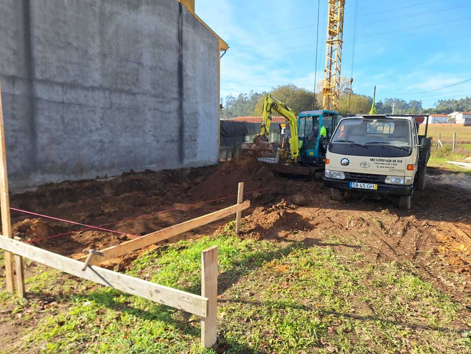 Mini Giratória, entulho demolição máquina carga entulho