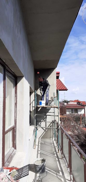 Naprawa balkonów ,tarasów , wszelkich tynków,hydroizolacje epdm,papa,sopro