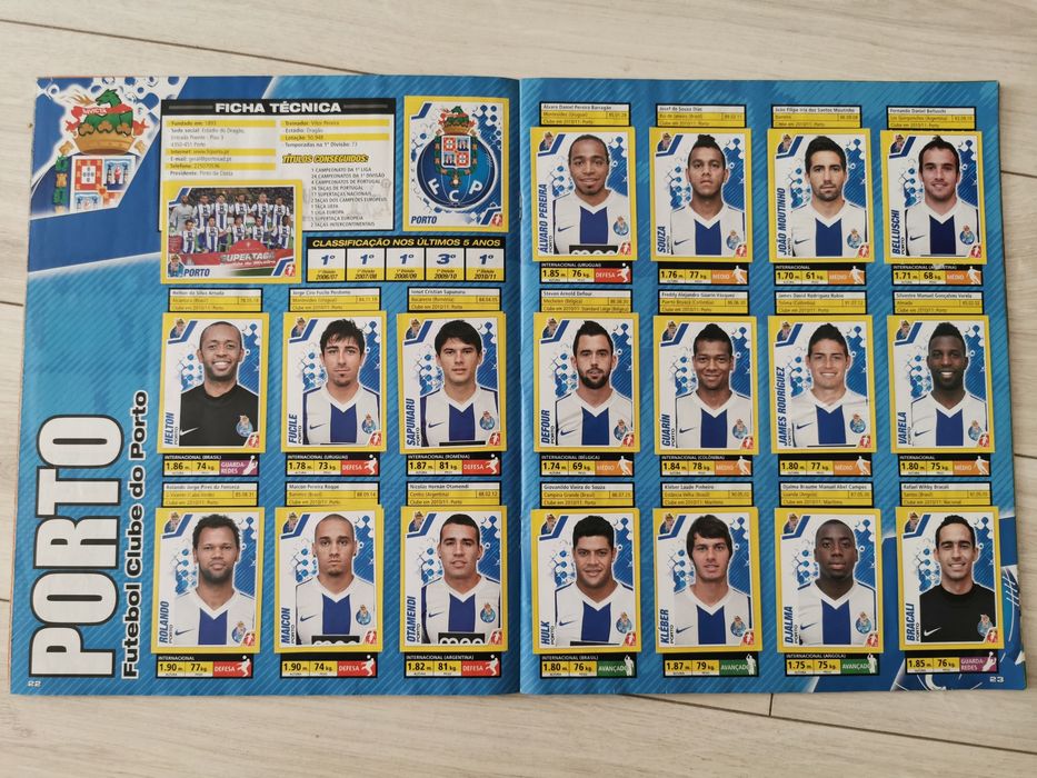 Caderneta Cromos (Panini) Liga Portuguesa