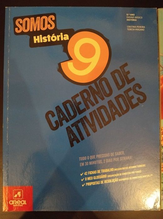 Cadernos de atividades 9º ano francês, inglês e história