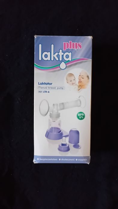 Laktator ręczny Lakta plus plastikowy