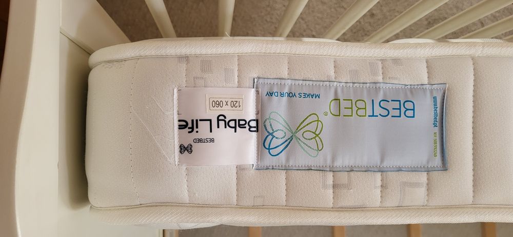 Cama grades bebe com colchão